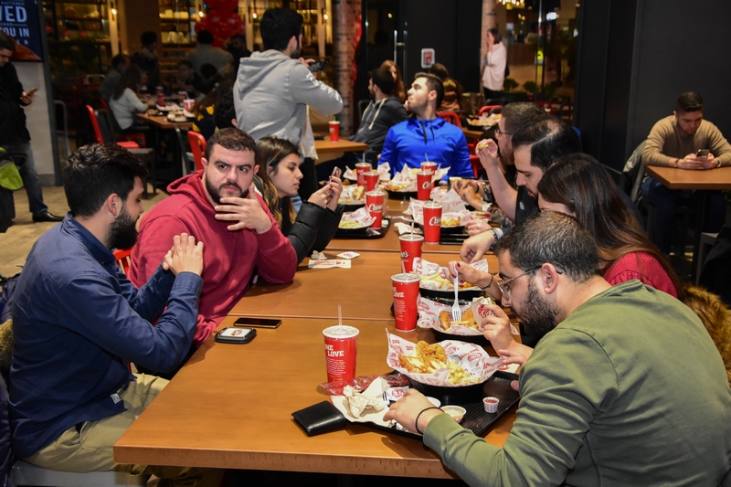 Opening of Raising Cane's